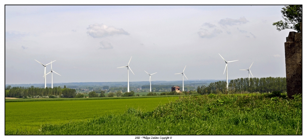 éolienne moulins du haut plateau hainaut